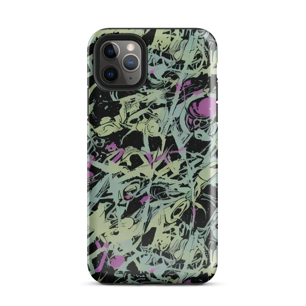 Acid Ink on Tough Case for iPhone® — Front