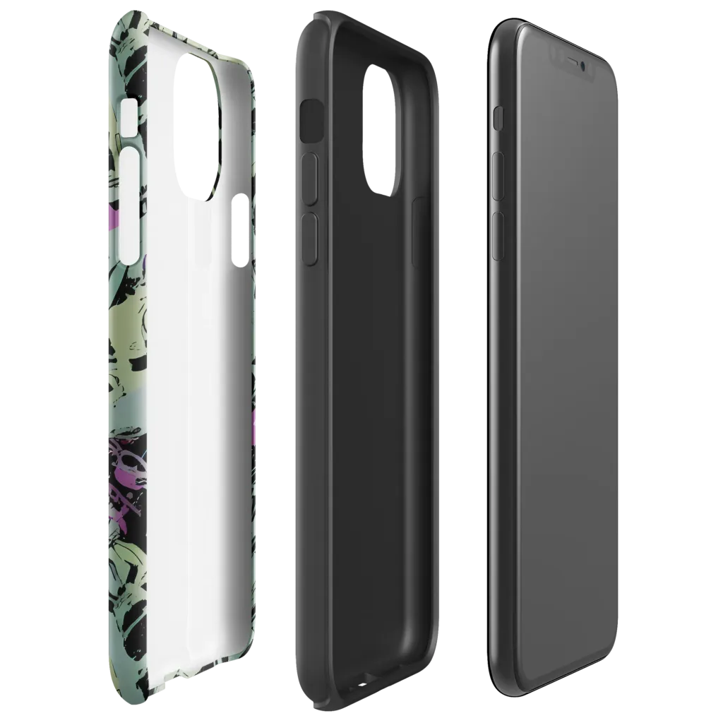 Acid Ink on Tough Case for iPhone® — Right