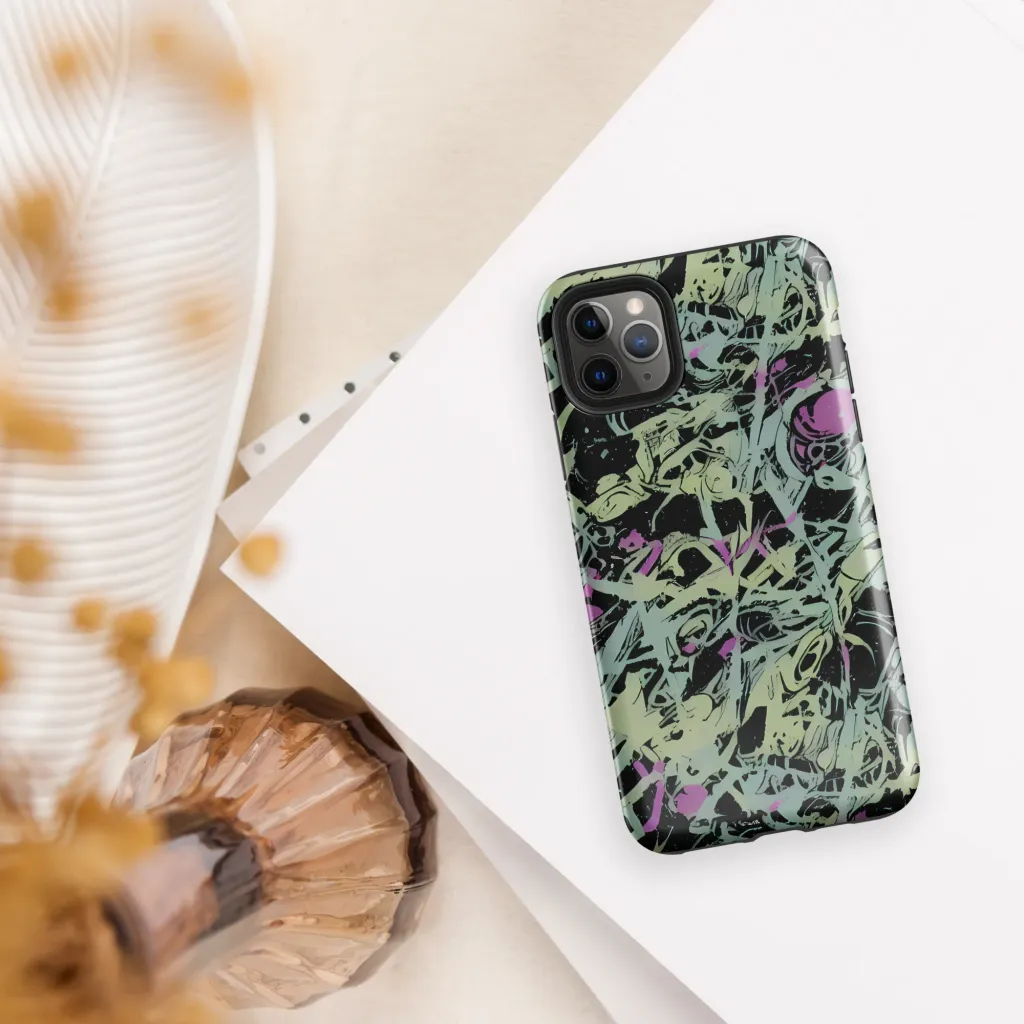 Acid Ink on Tough Case for iPhone® — Front