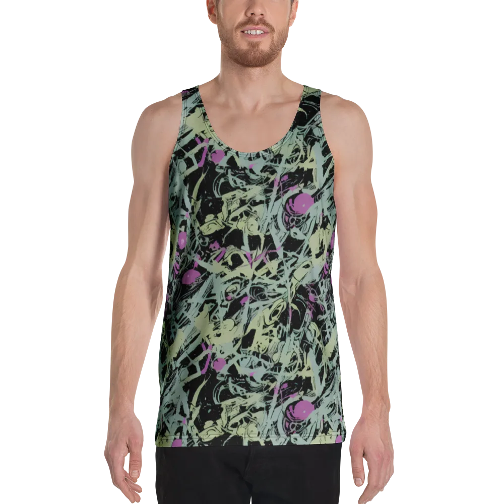 Acid Ink on Men's Tank Top — Front
