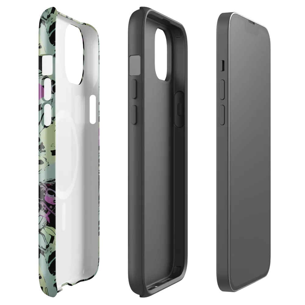 Acid Ink on MagSafe Tough Case for iPhone® — Front