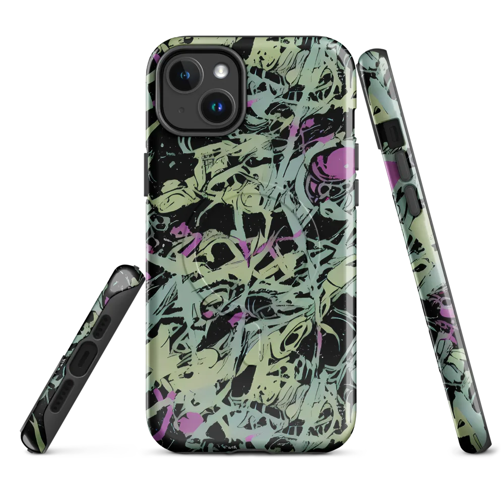 Acid Ink on MagSafe Tough Case for iPhone® — Front