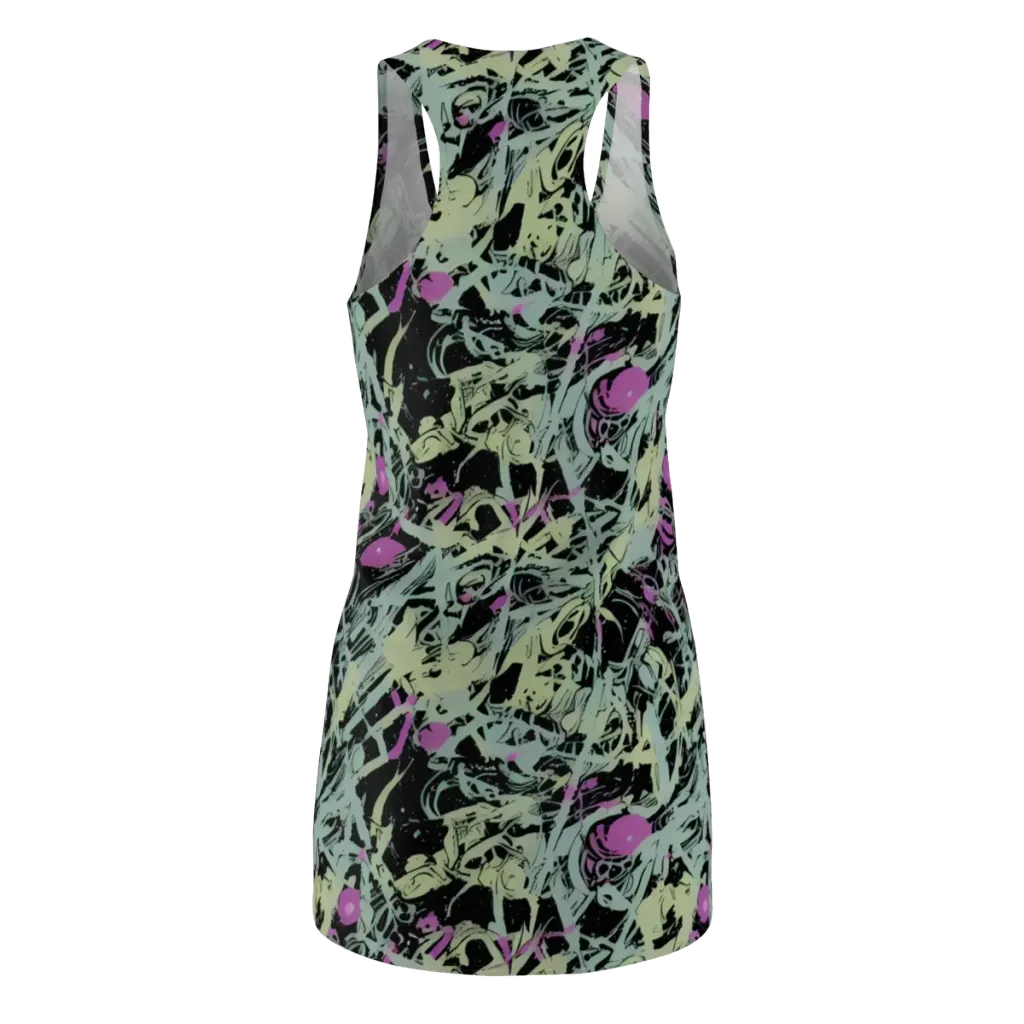 Acid Ink on Racerback Dress — Back