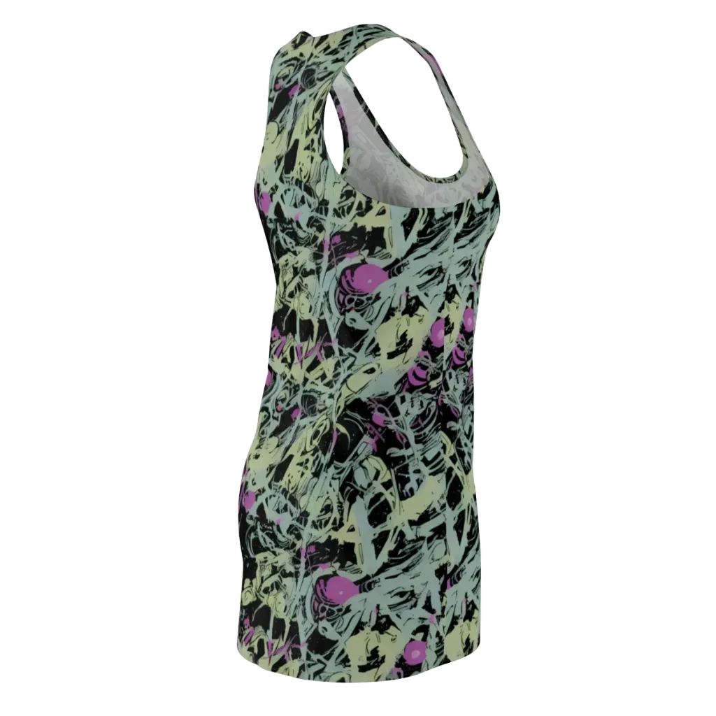 Acid Ink on Racerback Dress — Back Side