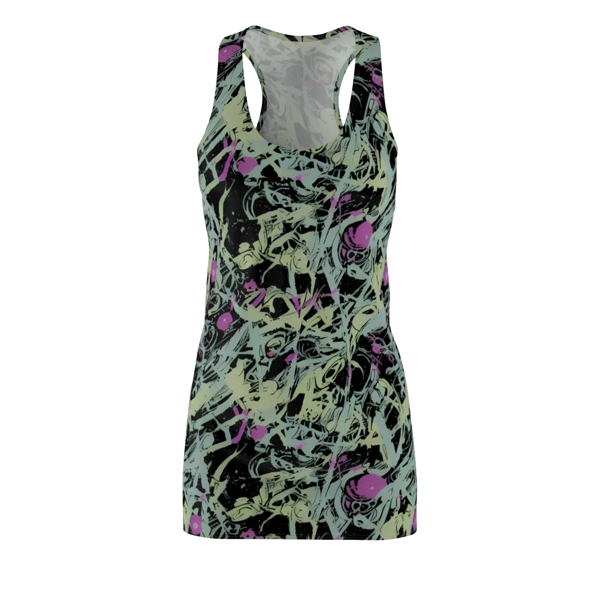 Acid Ink on Racerback Dress — Front