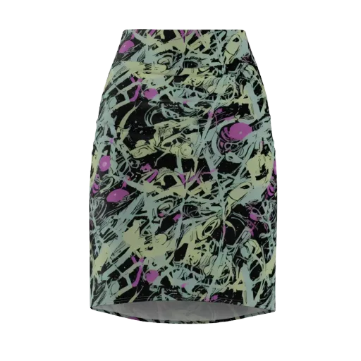 Acid Ink on a Pencil Skirt
