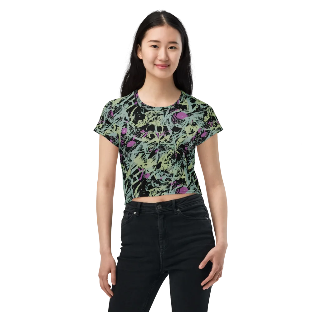 Acid Ink on Crop Tee — Front
