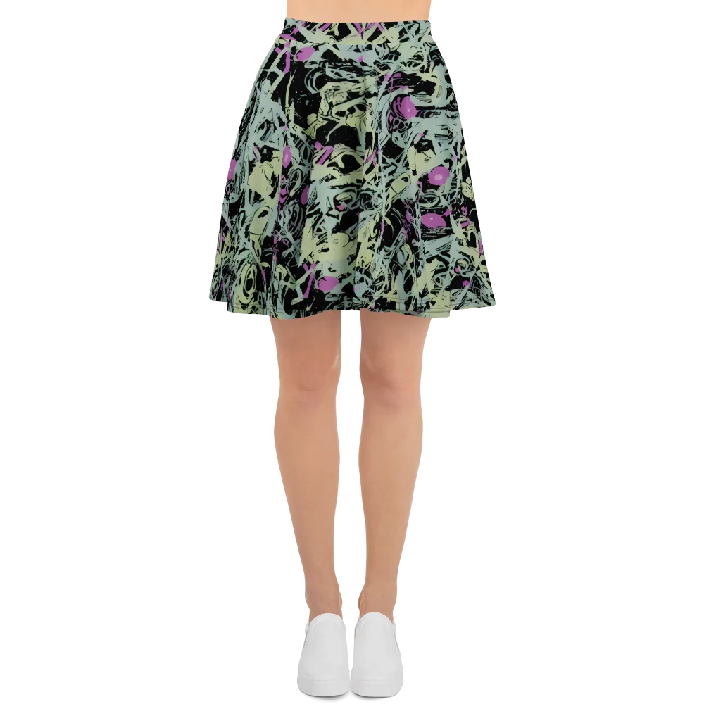 Acid Ink on Skater Skirt — Front
