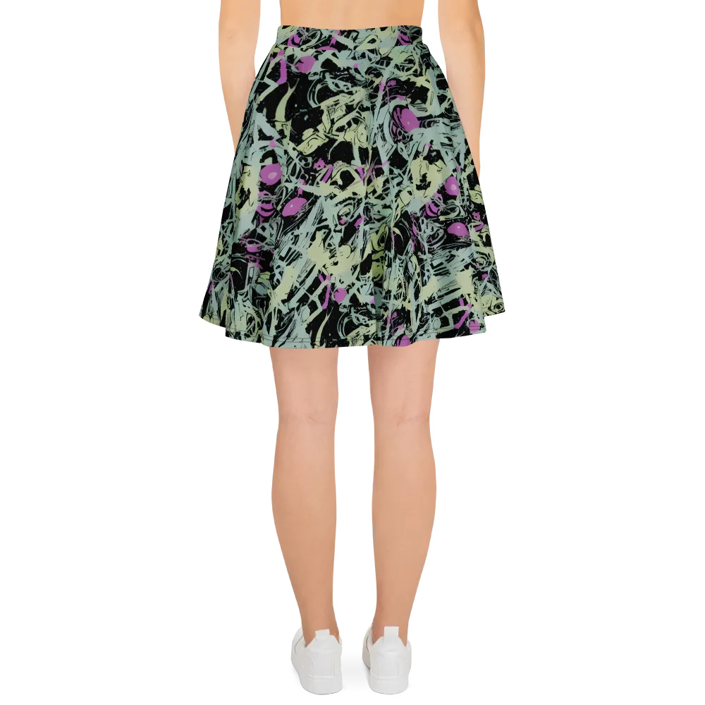 Acid Ink on Skater Skirt — Back