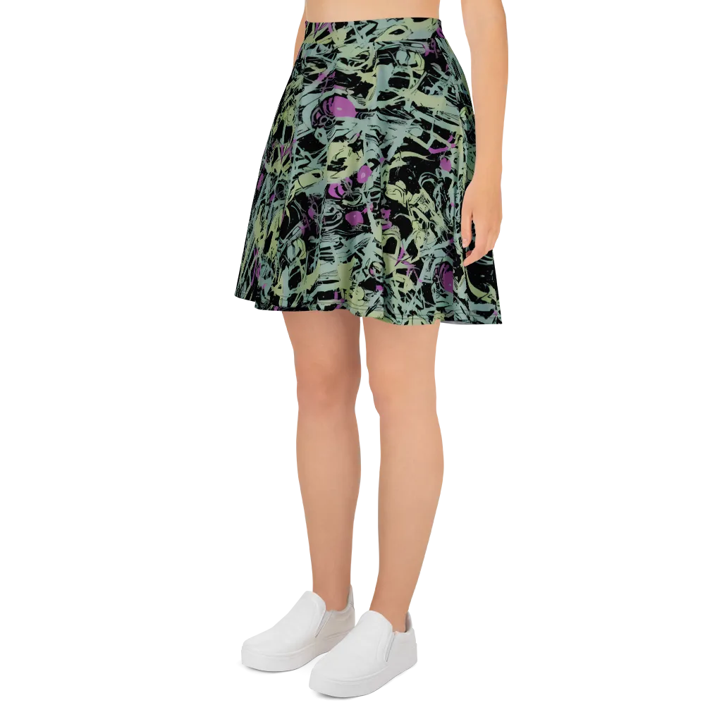 Acid Ink on Skater Skirt — Left