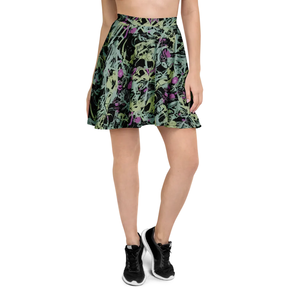 Acid Ink on Skater Skirt — Front