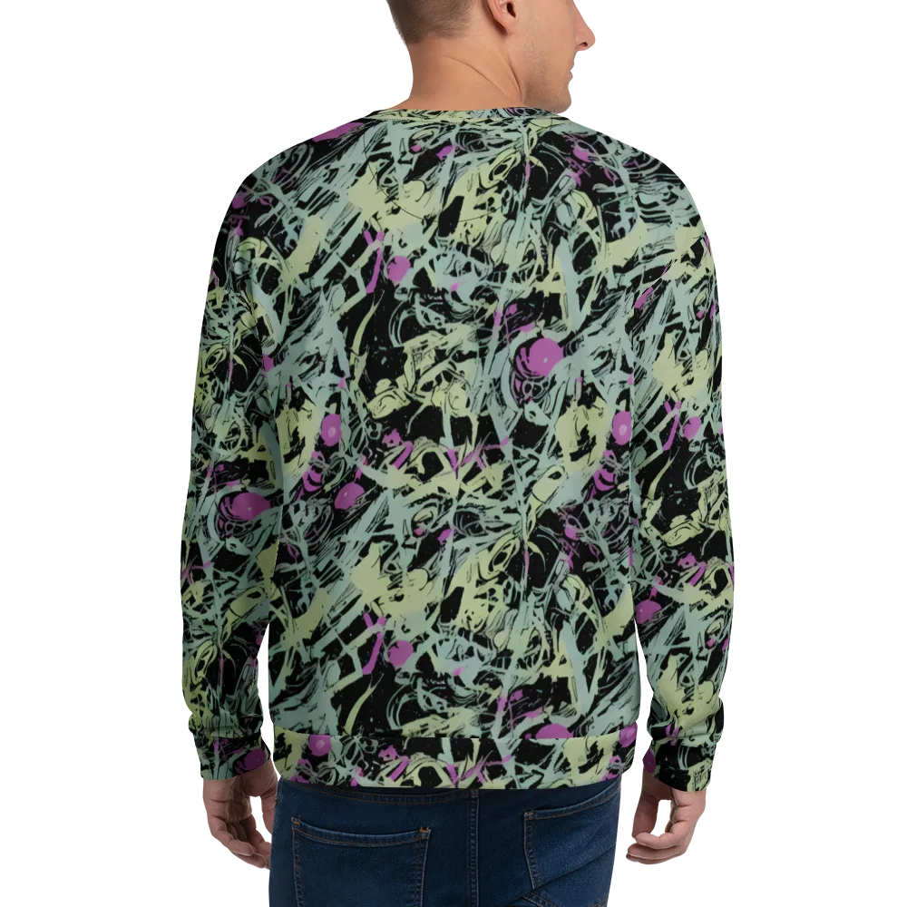 Acid Ink on Sweatshirt — Back