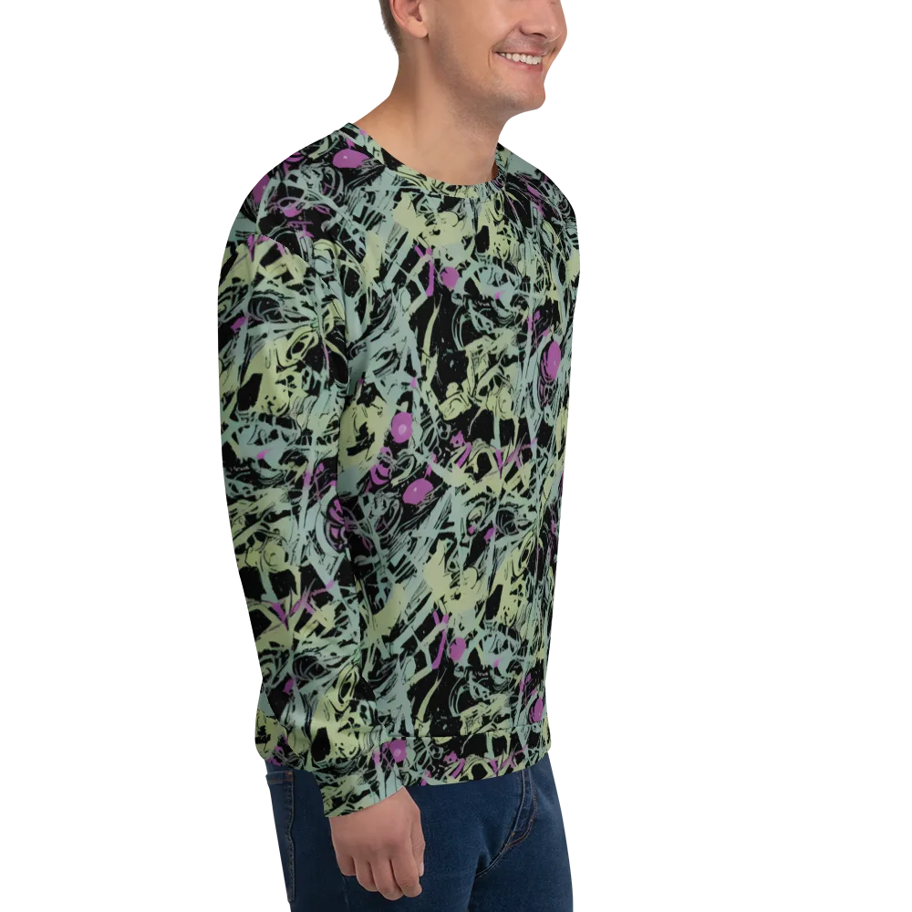 Acid Ink on Sweatshirt — Right Front