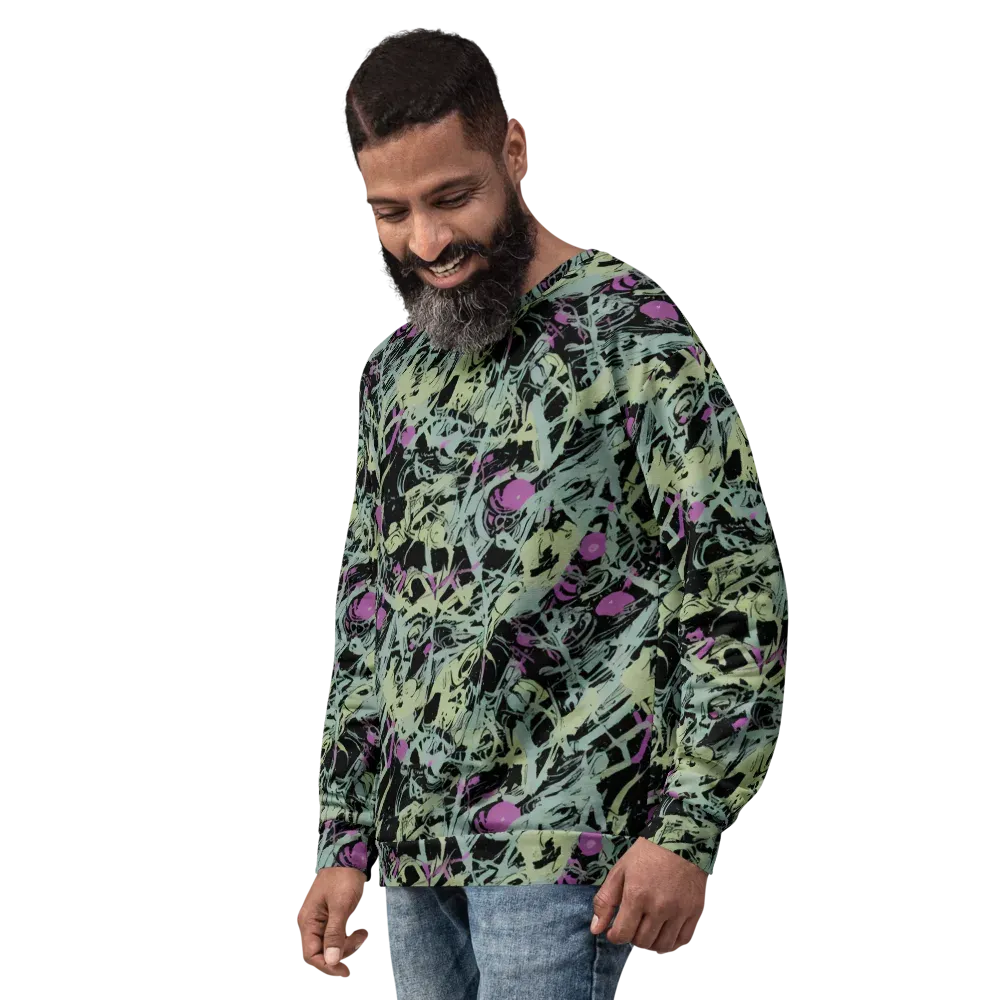 Acid Ink on Sweatshirt — Left Front