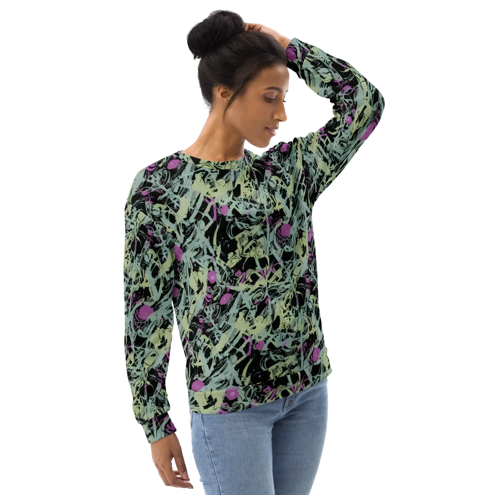 Acid Ink on Sweatshirt — Right Front