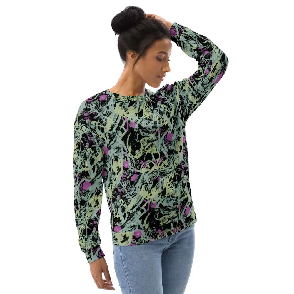Acid Ink on Sweatshirt — Right Front