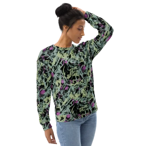 Acid Ink on a Sweatshirt