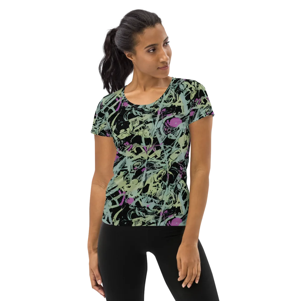 Acid Ink on Women's Athletic T-Shirt — Front