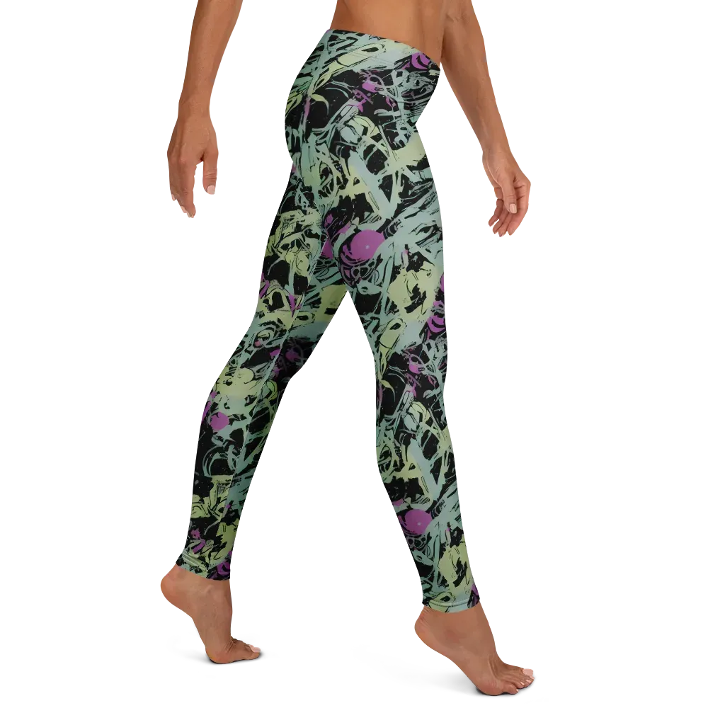 Acid Ink on Leggings — Right