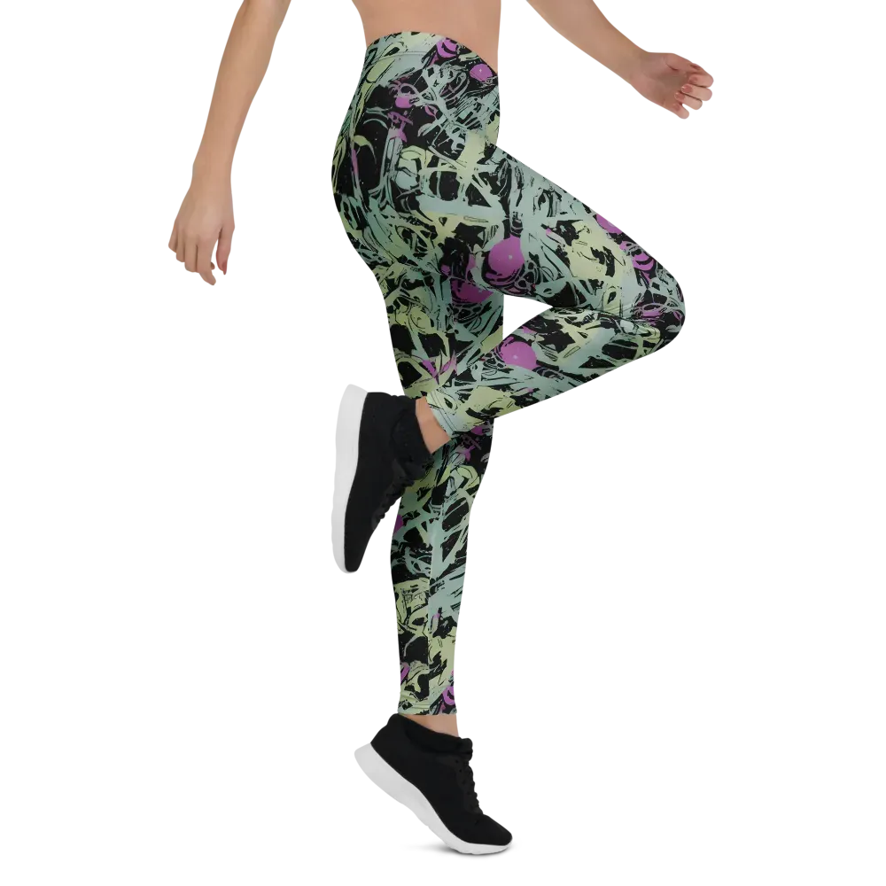 Acid Ink on Leggings — Right