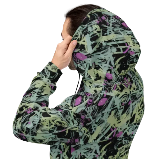 Acid Ink on a Hoodie