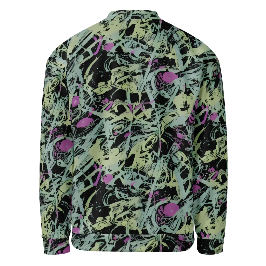 Acid Ink on Bomber Jacket — Back