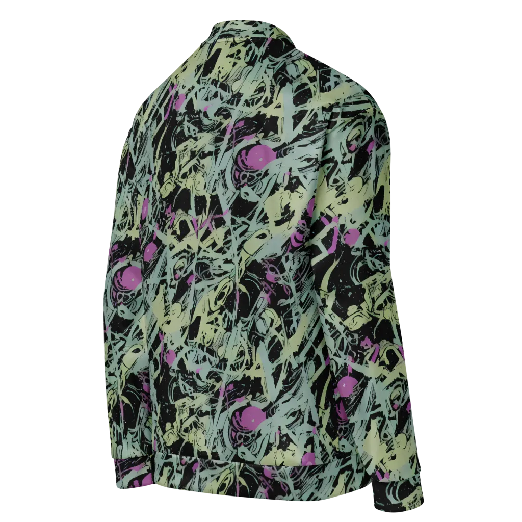 Acid Ink on Bomber Jacket — Right Back