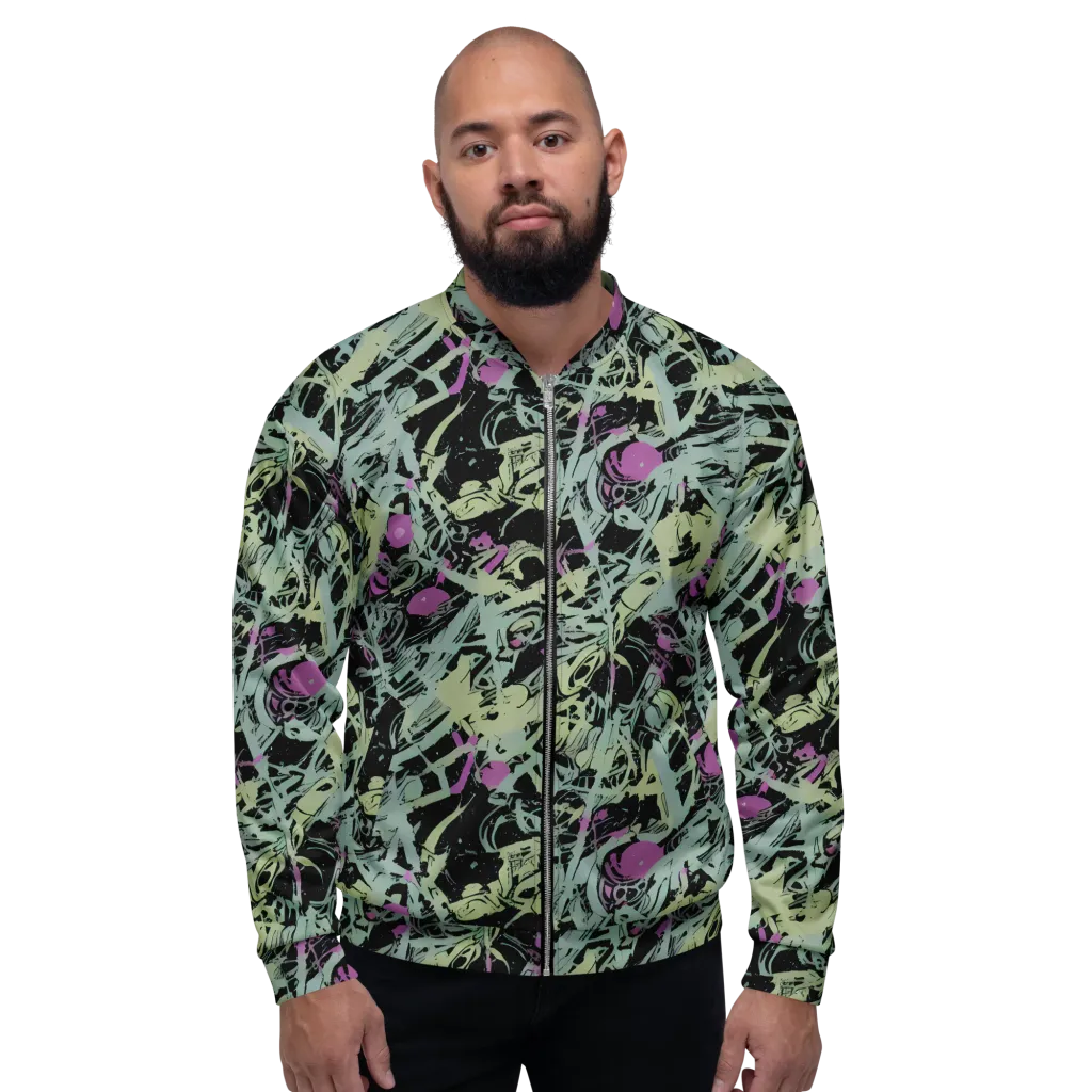 Acid Ink on Bomber Jacket — Front