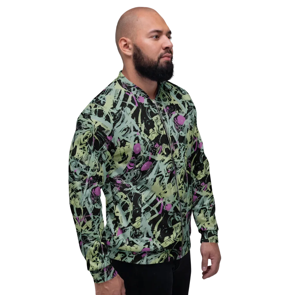Acid Ink on Bomber Jacket — Right