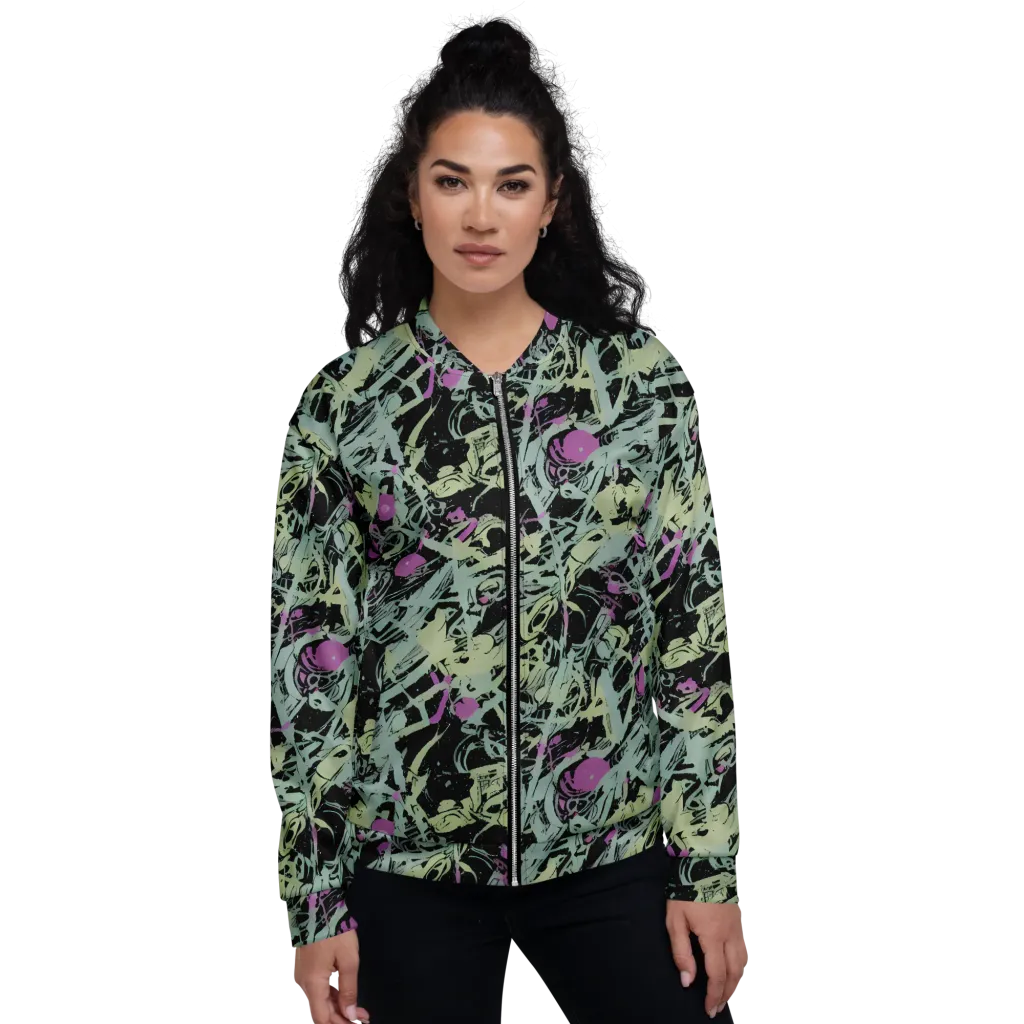 Acid Ink on Bomber Jacket — Front