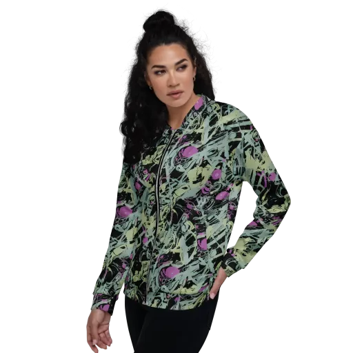 Acid Ink on a Bomber Jacket