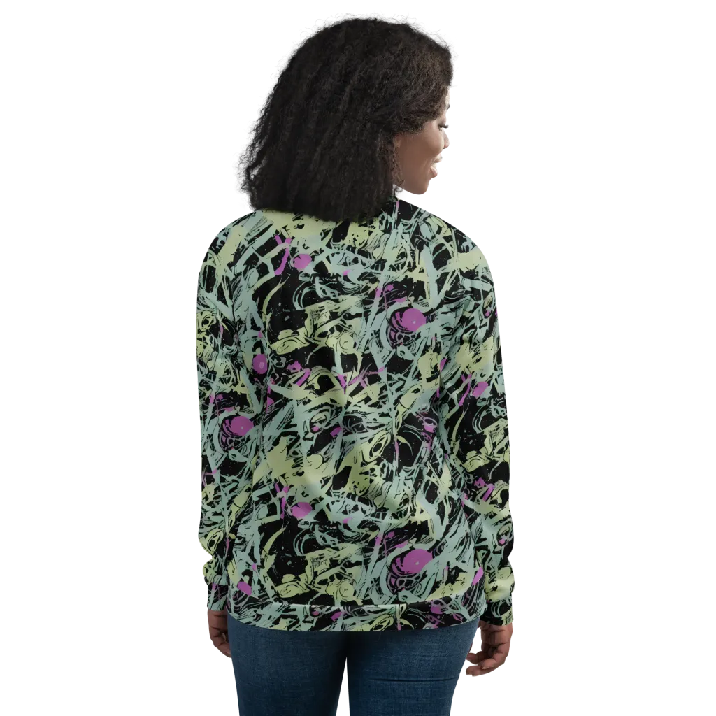 Acid Ink on Bomber Jacket — Back