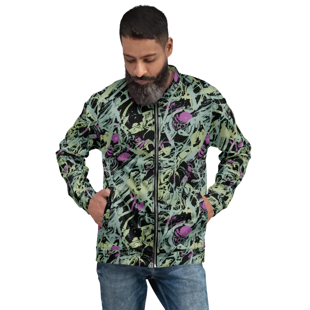 Acid Ink on Bomber Jacket — Front