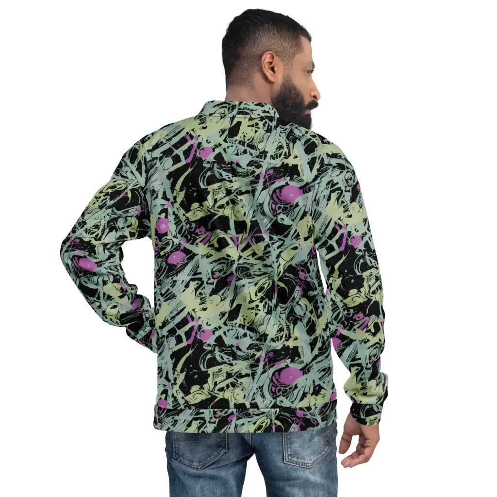 Acid Ink on Bomber Jacket — Back