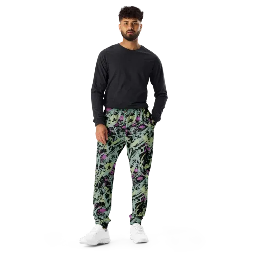 Acid Ink on a Men's Joggers