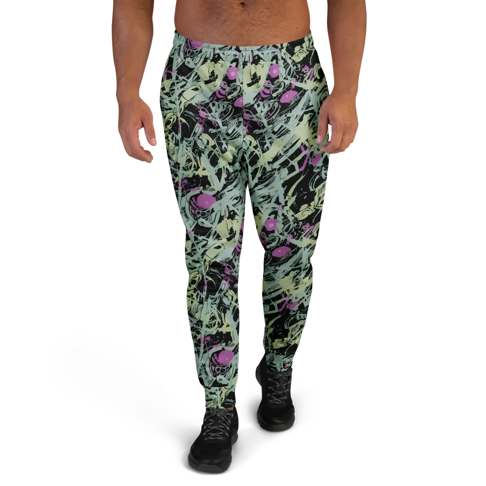 Acid Ink on Men's Joggers — Front