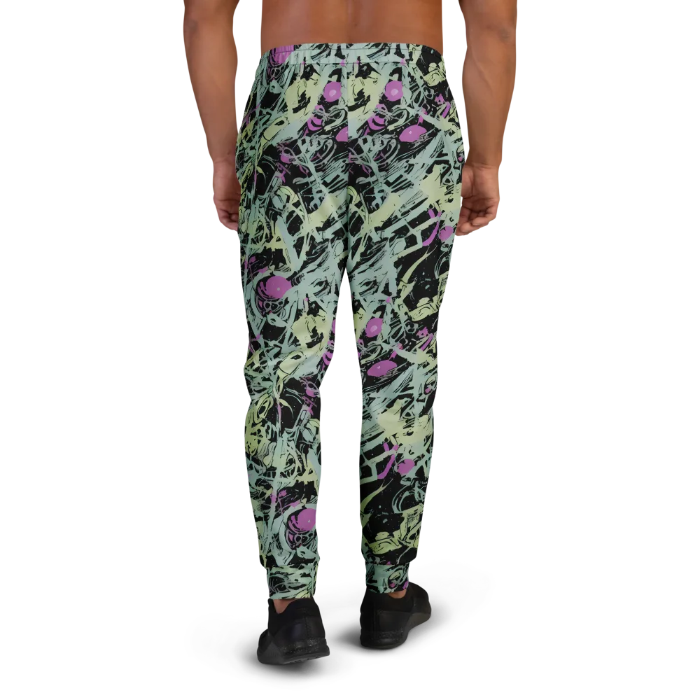 Acid Ink on Men's Joggers — Back