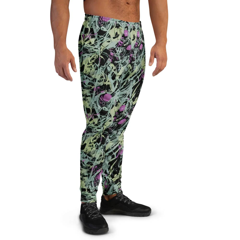 Acid Ink on Men's Joggers — Right