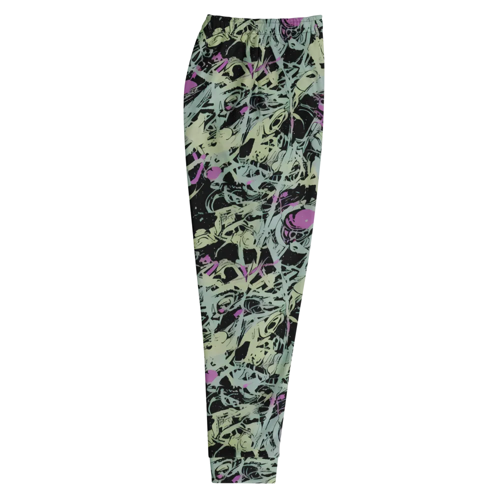 Acid Ink on Men's Joggers — Right