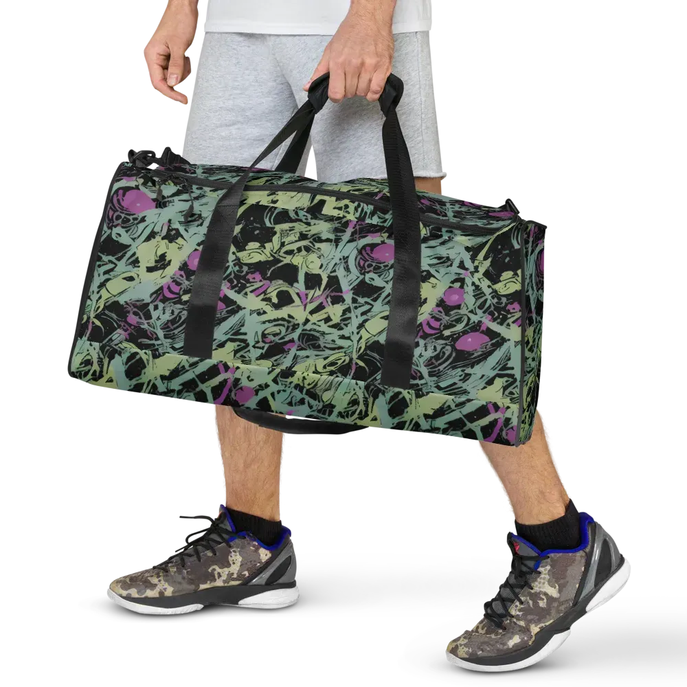 Acid Ink on Duffle Bag — Front