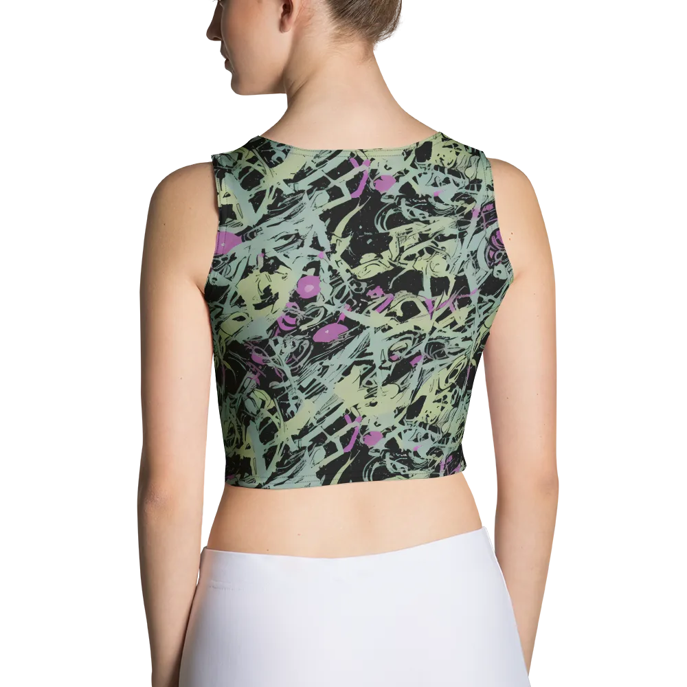 Acid Ink on Crop Top — Back