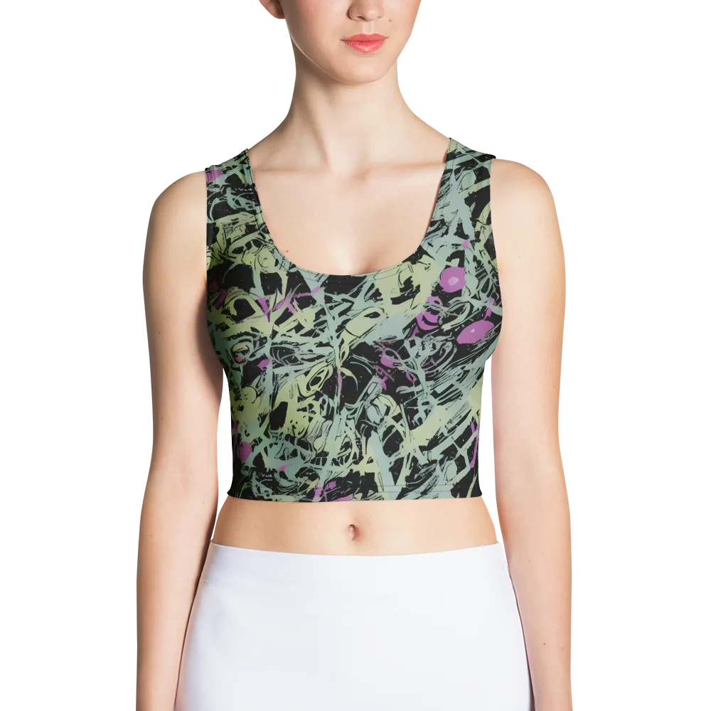 Acid Ink on Crop Top — Front
