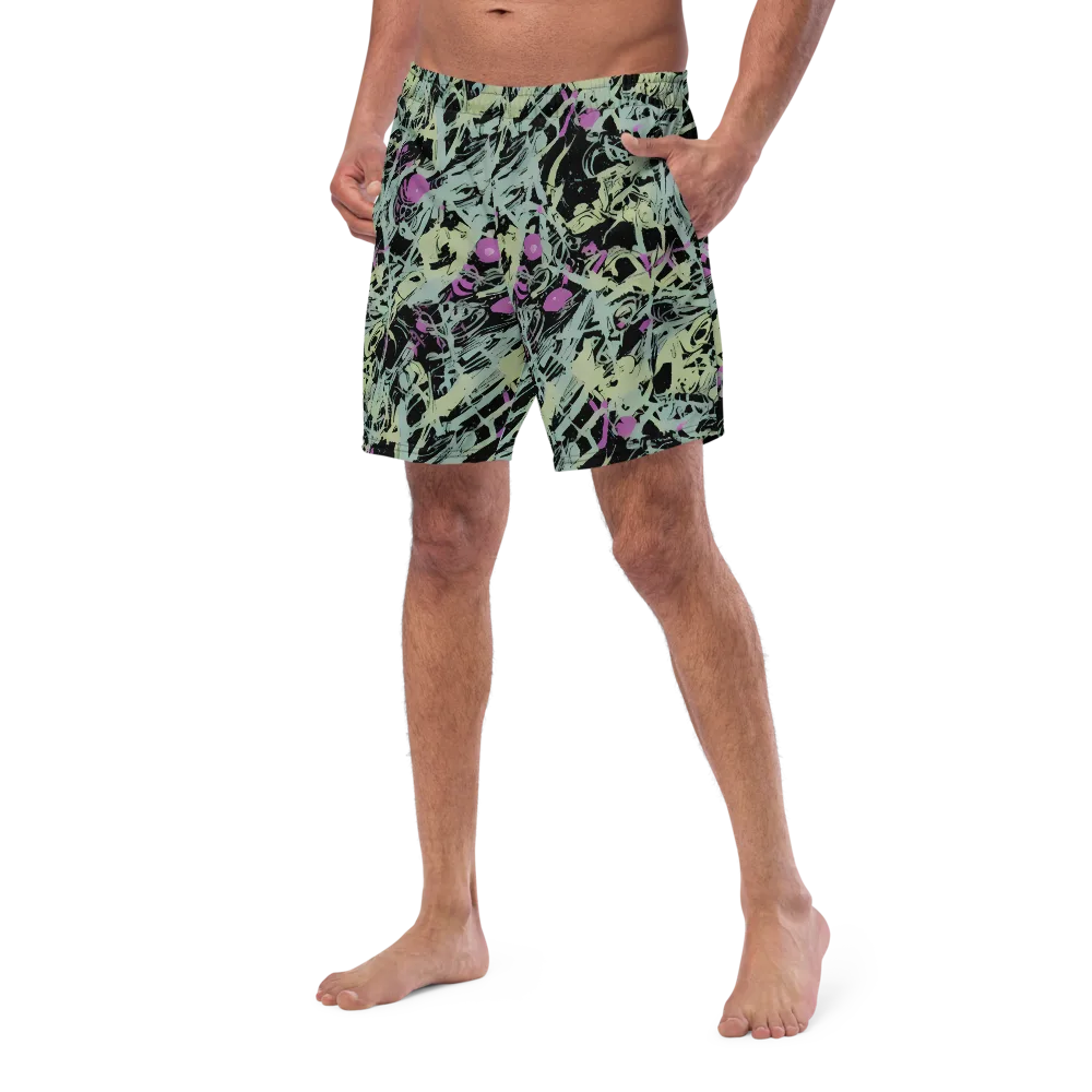 Acid Ink on Swim Trunks — Left Front