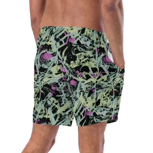 Acid Ink on a Swim Trunks