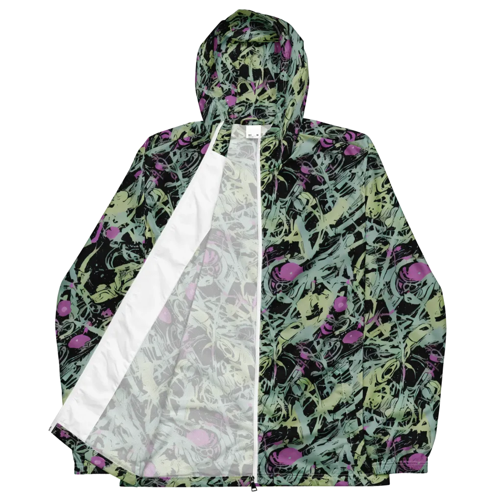 Acid Ink on Men's Windbreaker — Front