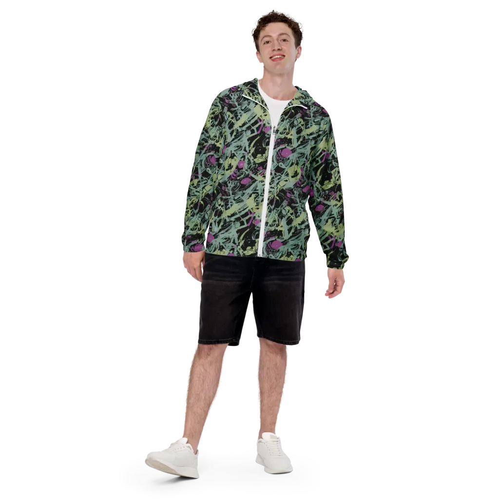 Acid Ink on Men's Windbreaker — Front