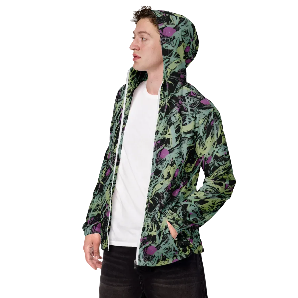 Acid Ink on Men's Windbreaker — Left Front