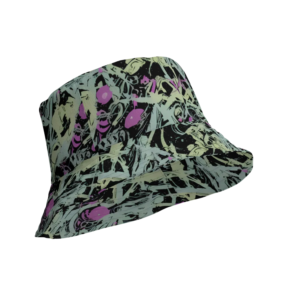 Acid Ink on Reversible Bucket Hat — Product details Outside
