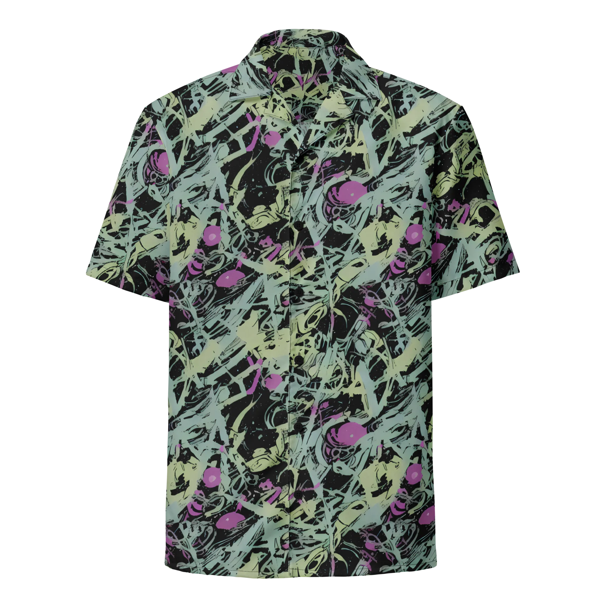Acid Ink on Button Shirt — Front