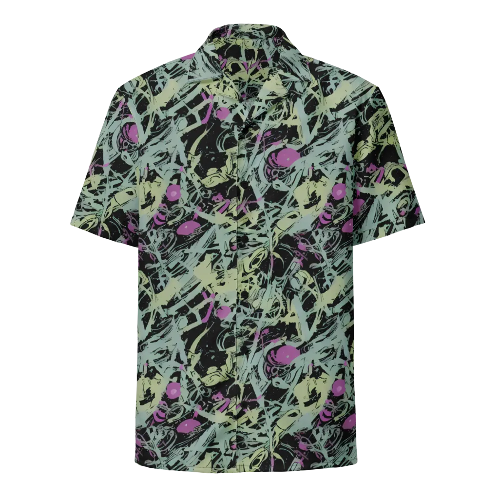 Acid Ink on Button Shirt — Front